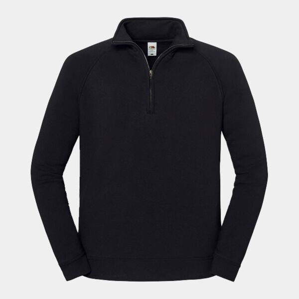 Iconic premium zip-neck sweat Thumbnail