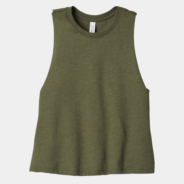 Women's racerback cropped tank Thumbnail