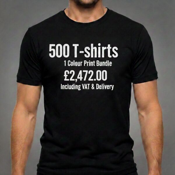 500 x  T-shirt Bundle £2,472.00 Thumbnail