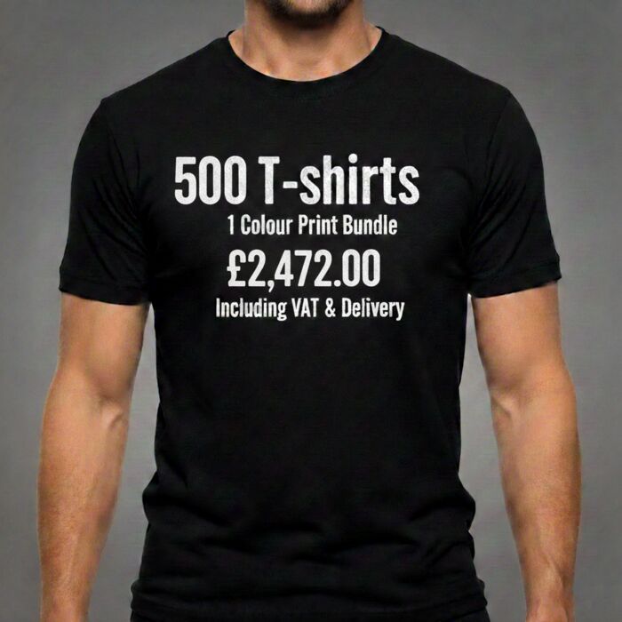 500 x  T-shirt Bundle £2,472.00 Thumbnail